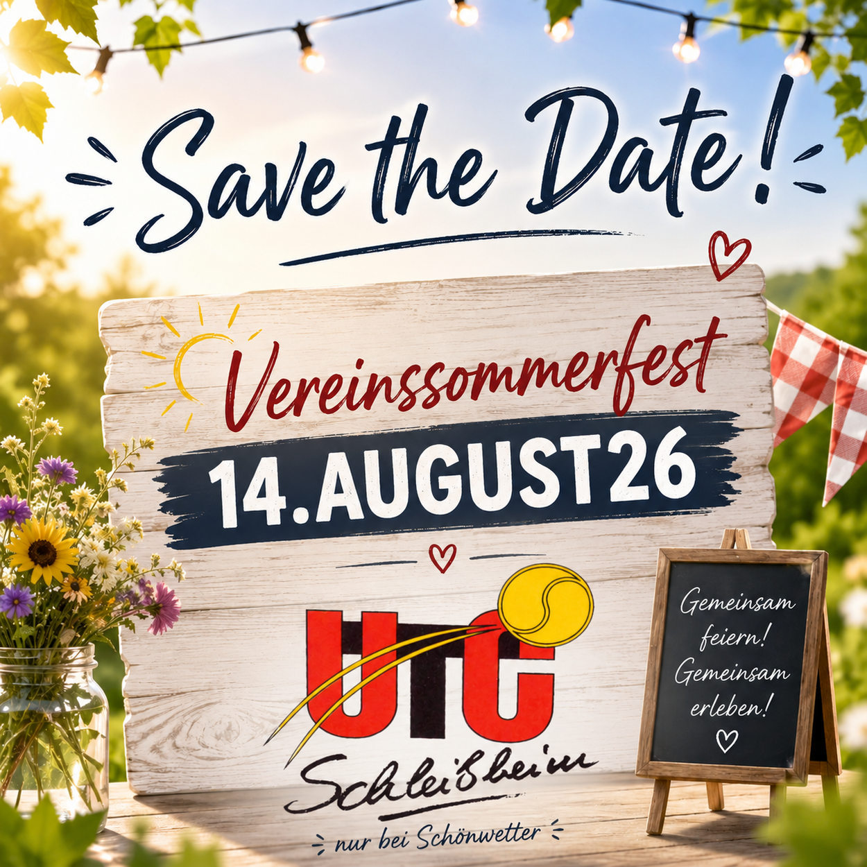 VEREINSSOMMERFEST - SAVE THE DATE 14.08.2026